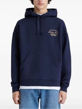 AXEL ARIGATO Château Axel Hoodie in Navy Size M